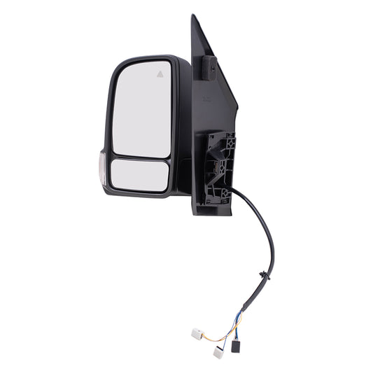 Power Mirror for 2019-2024 Sprinter 2500 Blind Spot Detection Turn Signal Indicator Heated for 2019-2024 Sprinter 3500 9108111100 Left