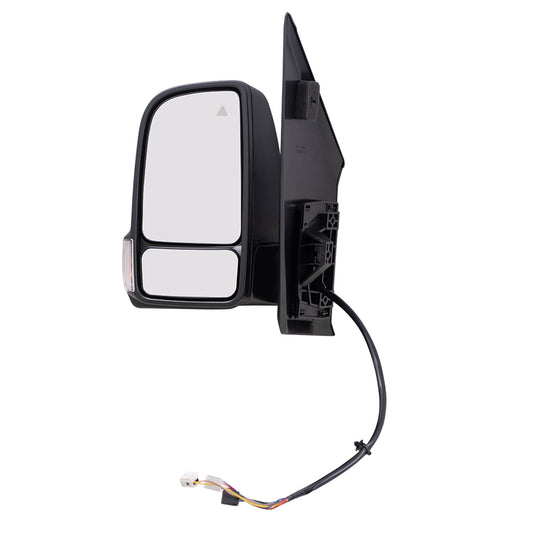 Power Mirror for 2019-2024 Sprinter 2500 Blind Spot Detection Turn Signal Indicator Heated Power Fold for 2019-2024 Sprinter 3500 9108111700 Left