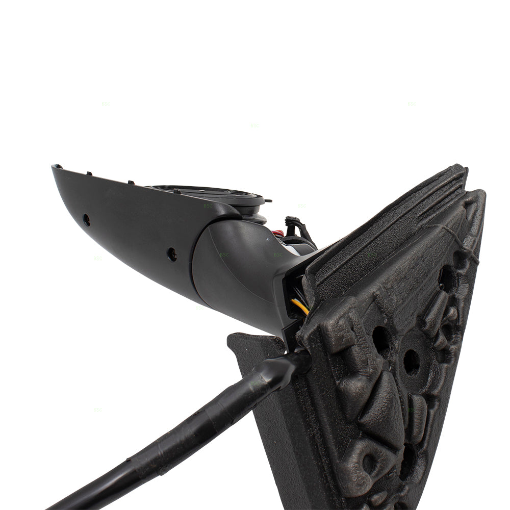Brock Replacement Drivers Power Folding Side View Mirror Heated Memory Gray Left Compatible with A4 S4 RS4 8E1 858531AC01C