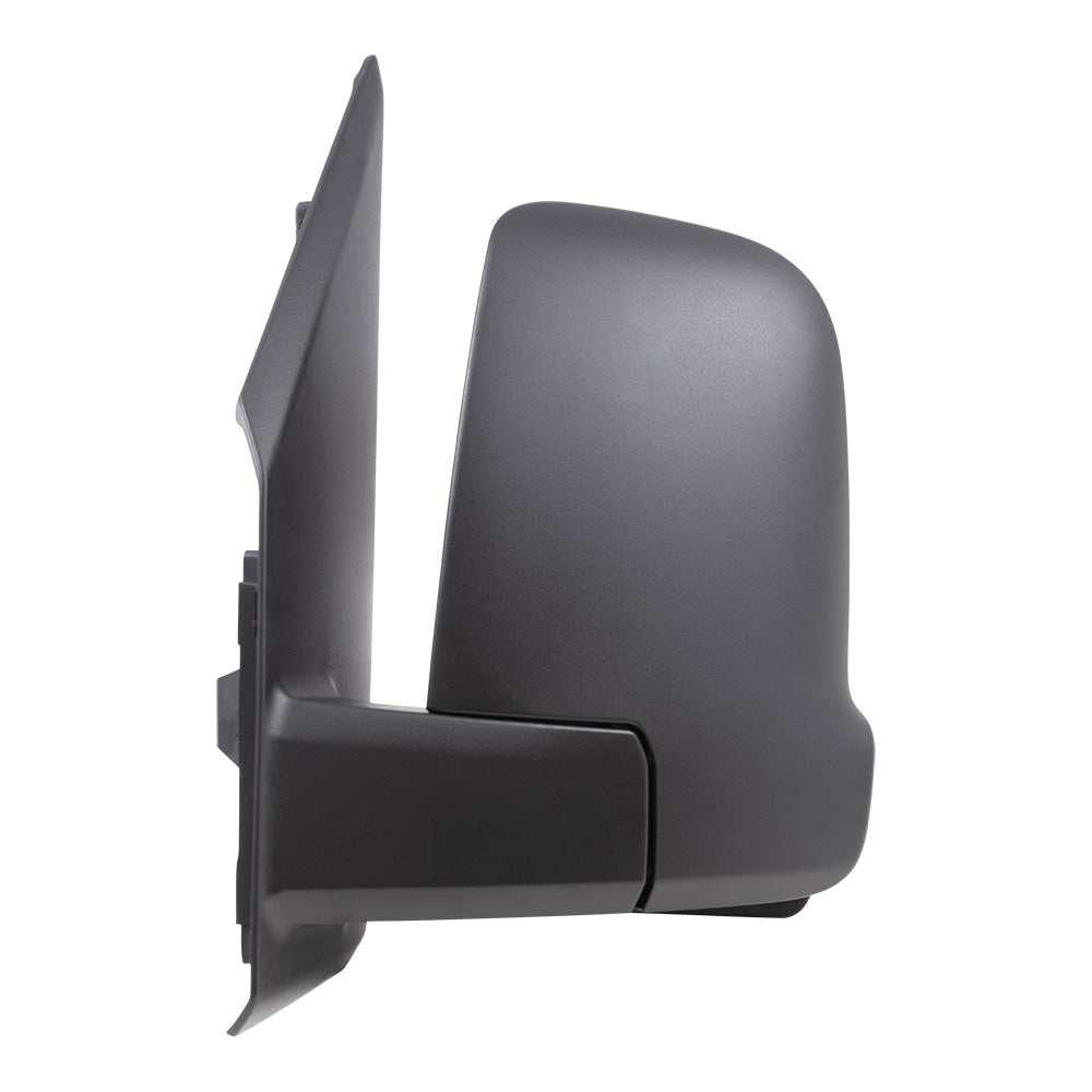 Brock Replacement Driver Side Manual Mirror Textured Black with Signal & Manual Fold W/O Heat, Camera & Blind Spot Detection Compatible with 2019-2020 Sprinter Cargo 1500/2500/3500 (907)