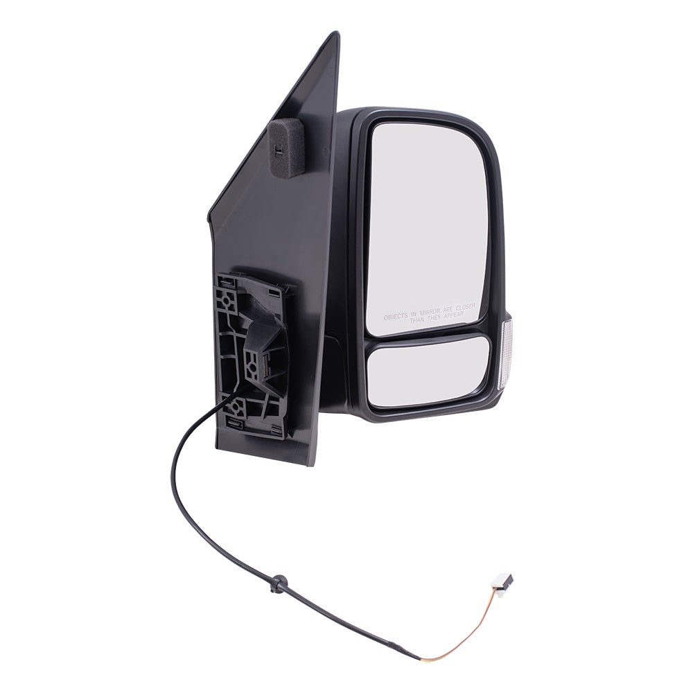 Manual Mirror for 2019-2024 Sprinter 2500 Blind Spot Detection Turn Signal Indicator 2019-2024 Sprinter 3500 2019-2023 Sprinter 1500 9108110600 Right