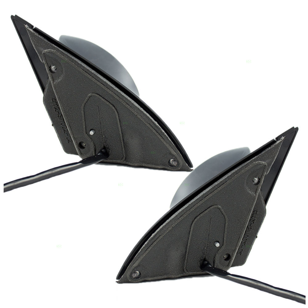 Brock Replacement Driver and Passenger Power Side View Mirrors Heated Signal Ready-to-Paint Gray Compatible with 2006 2007 2008 2009 2010 Passat 3C1857507DP9B9 3C1857508DM9B9