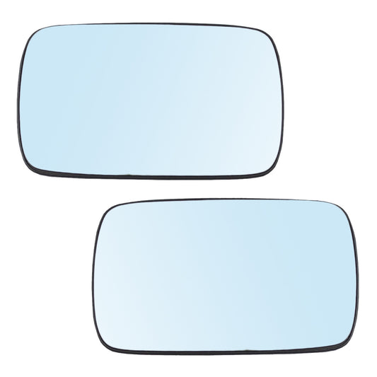 Mirror Glass with Base for 1999-2006 323i Sedan/Wagon Blue Tinted Heated for 2001-2006 325i for 2001-2006 325xi for 1999-2000 328i for 2001-2003 525i for 1997-2000 528i for 2001-2003 530i 51168250436