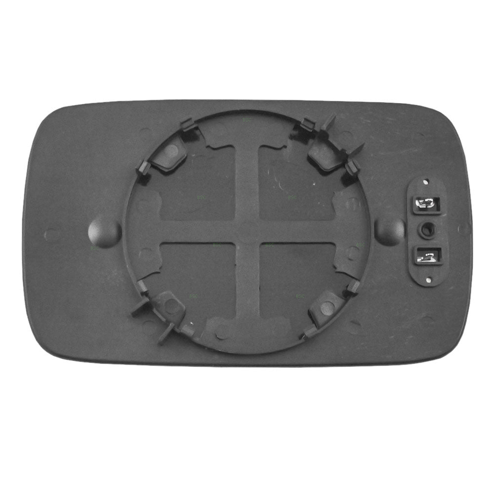 Mirror Glass with Base for 1999-2006 323i Sedan/Wagon Blue Tinted Heated for 2001-2006 325i for 2001-2006 325xi for 1999-2000 328i for 2001-2003 525i for 1997-2000 528i for 2001-2003 530i 51168250439