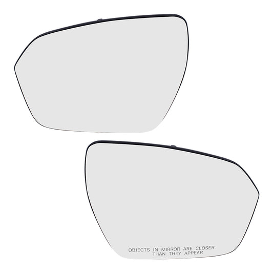 Mirror Glass with Base for 2012-2019 Range Rover Evoque Heated LR025212 Set
