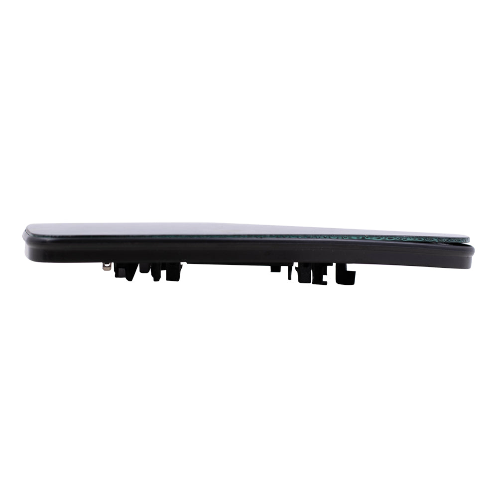 Brock Replacement Passenger Mirror Glass with Base Heated Compatible with 2012-2019 Range Evoque