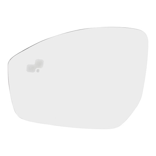 Mirror Glass with Base for 2017-2024 F-Pace Blind Spot Detection Heated for 2018-2023 E-Pace for 2017-2019 Range Rover Evoque for 2015-2019 Discovery Sport LR048368 Left