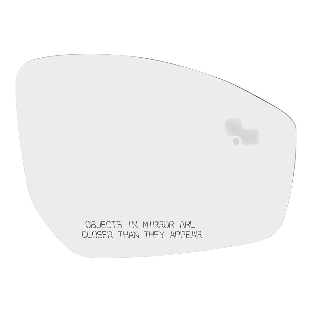 Mirror Glass with Base for 2017-2024 F-Pace Blind Spot Detection Heated for 2018-2023 E-Pace for 2017-2019 Range Rover Evoque for 2015-2019 Discovery Sport LR048367 Right