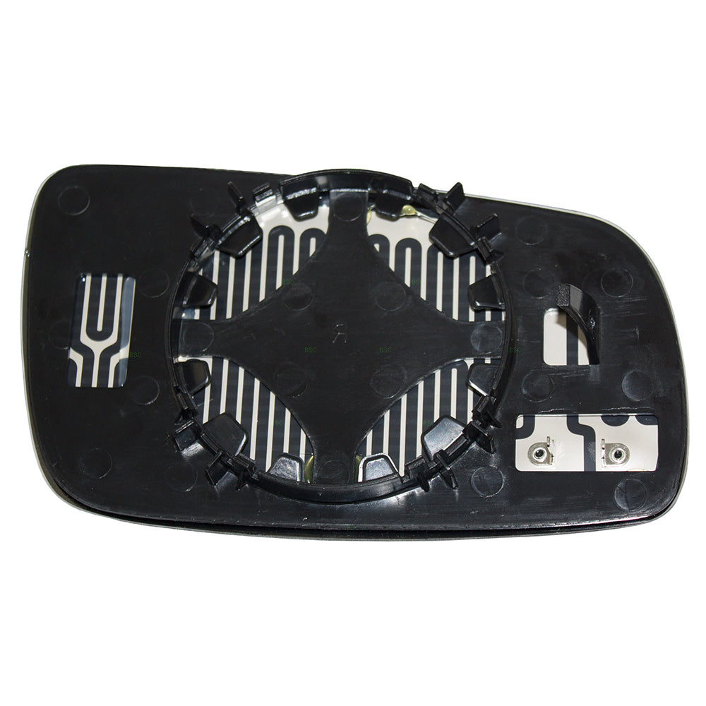 Mirror Glass with Base for 1998-2004 Passat Heated for 1999-2002 Cabrio for 1999-2007 Golf for 1999-2005 Jetta for 1996-2001 A4 for 1996-2001 A4 Quattro for 1997-1999 A8 for 1997-1999 A8 Quattro Left