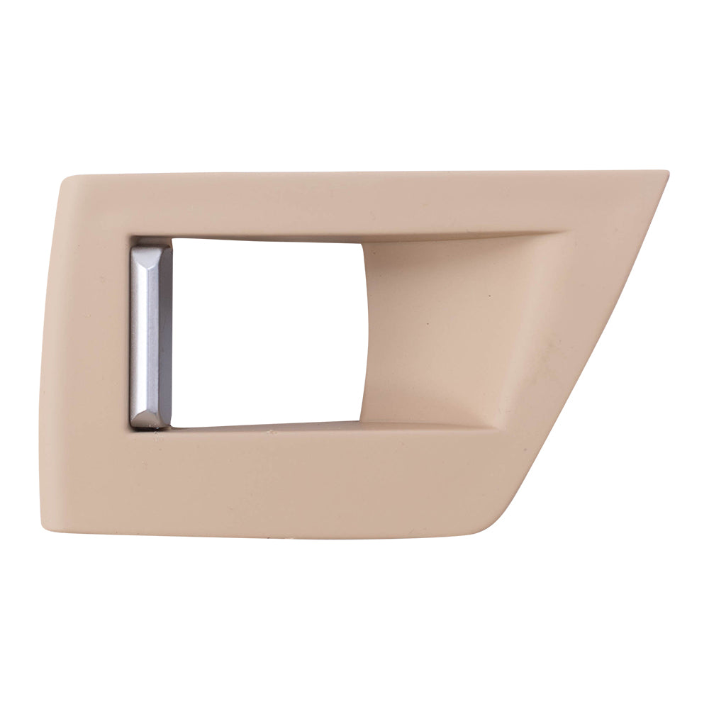 Brock Replacement LHD Inside Door Panel Pull Handle and Switch Bezel Kit 7 Piece Set Compatible with 11-16 5 Series
