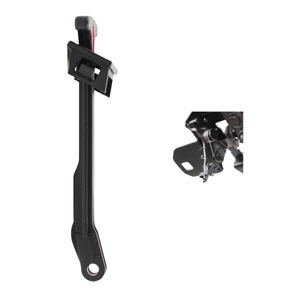 Brock Replacement Hood Latch and Hood Release Lever Set Compatible with 1998-2010 Volkswagen New Beetle