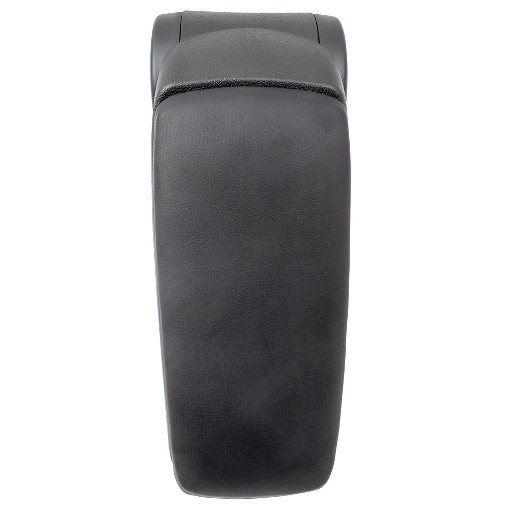 Brock Replacement Black Leatherette Center Console Armrest Repair Kit w/ Hardware Compatible with1998 1999 2000 2001 2002 2003 2004 A6 S6 4B0864207C1YQ