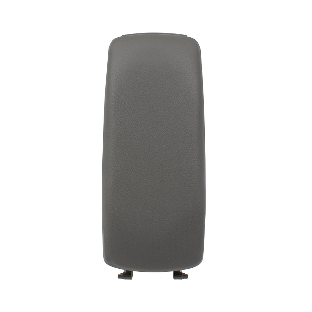 Brock Replacement Gray Leatherette Center Console Lid Armrest Cover Compatible with A4 A6 S4 RS4 S6 4B086424 M9VQ