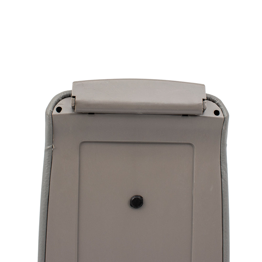 Brock Replacement Gray Leatherette Center Console Lid Armrest Cover Compatible with A4 A6 S4 RS4 S6 4B086424 M9VQ