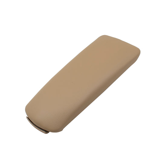Brock Replacement Beige Leatherette Center Console Lid Armrest Cover Compatible with A4 RS4 S4 Sedan & Wagon 8E0864245T1MX