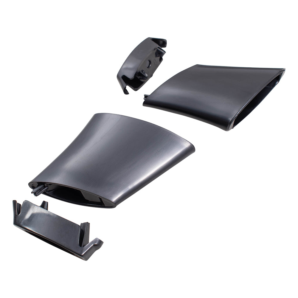 Brock Replacement Liftgate Center Wing Spoiler Paint to Match Gray Compatible with 15-20 GLA-Class X156 without Performance Package