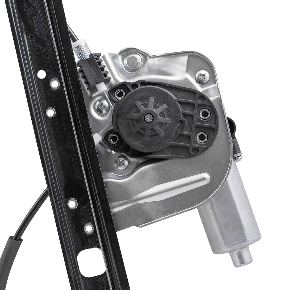 Brock Replacement Driver and Passenger Front Power Window Lift Regulators & Motors Assemblies Compatible with 2000-2006 X5 67628381019 67628381020