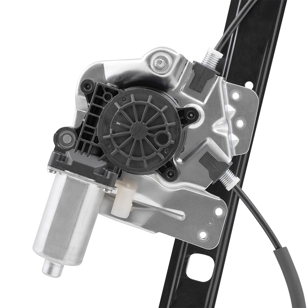 Brock Replacement Driver and Passenger Front Power Window Lift Regulators & Motors Assemblies Compatible with 2000-2006 X5 67628381019 67628381020