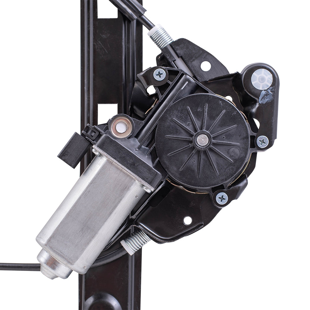 Brock Replacement Driver and Passenger Front Power Window Lift Regulators & Motors Assemblies Compatible with 1999-2005 3 Series Sedan Wagon
