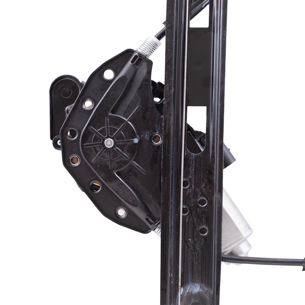 Brock Replacement Driver and Passenger Front Power Window Lift Regulators & Motors Assemblies Compatible with 1999-2005 3 Series Sedan Wagon