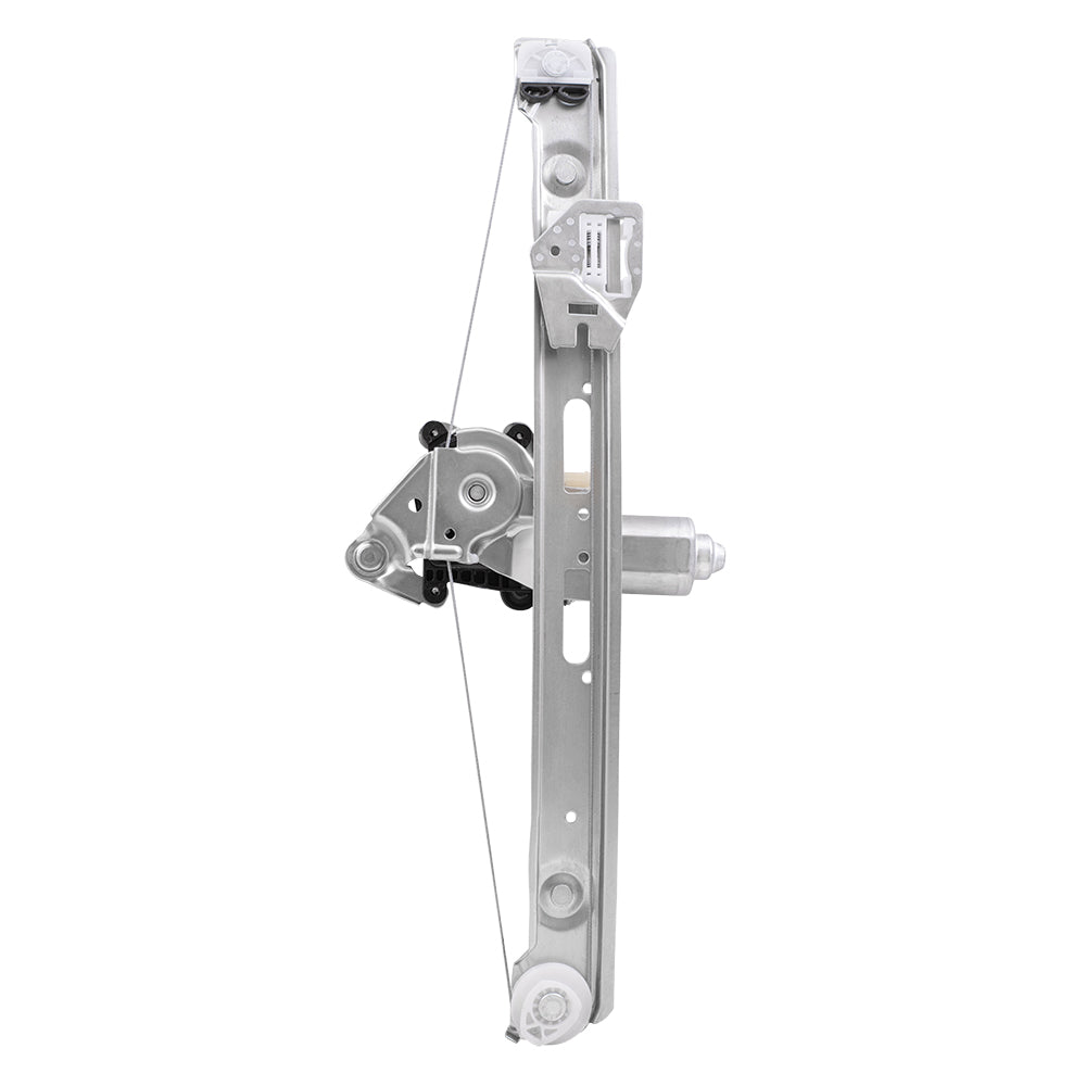 Brock Replacement Passengers Rear Power Window Lift Regulator with Motor Assembly Compatible with 1999-2005 3 Series E46 Sedan Wagon 51358212100