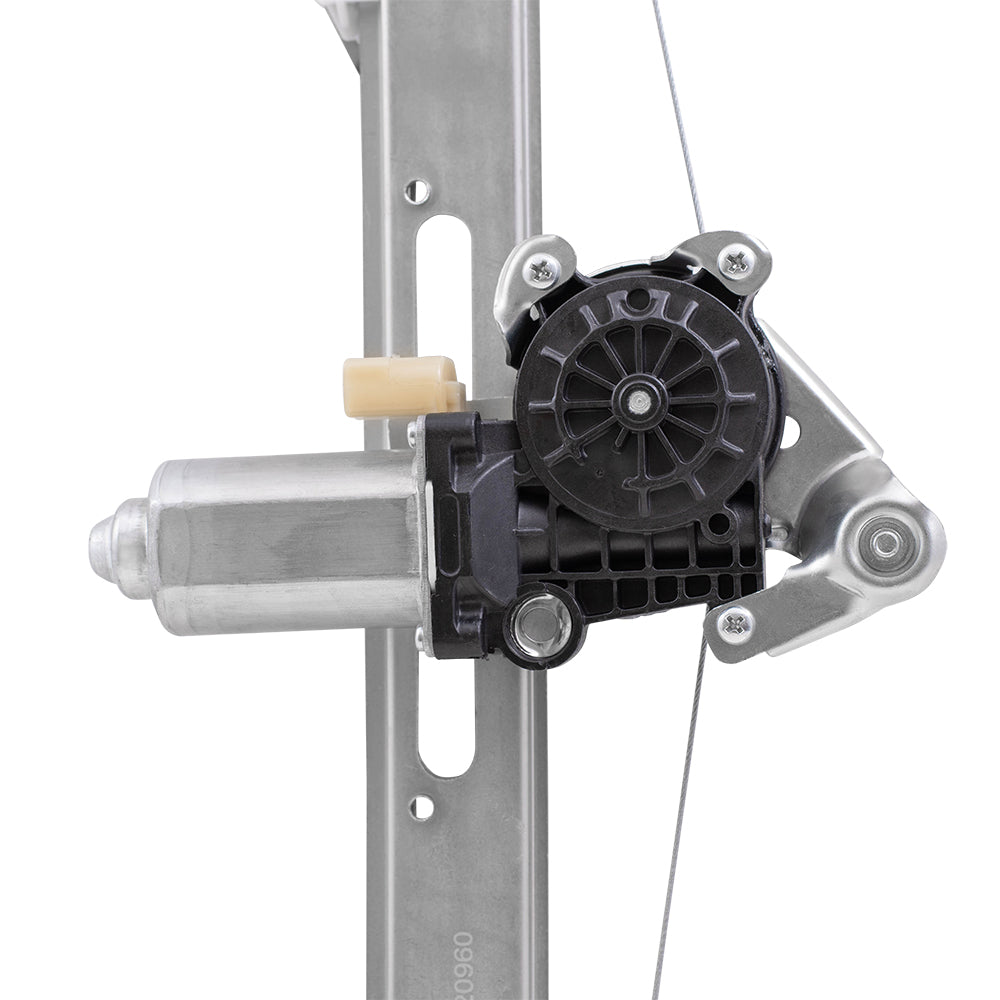 Brock Replacement Passengers Rear Power Window Lift Regulator with Motor Assembly Compatible with 1999-2005 3 Series E46 Sedan Wagon 51358212100