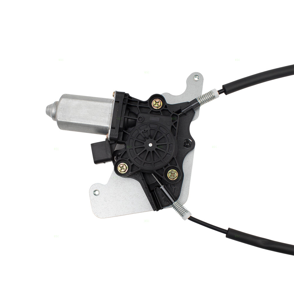 Brock Aftermarket Replacement Rear Driver Left Passenger Right Power Window Regulator With Motor Set Compatible With 2002-2018 Mercedes-Benz G-Class W463