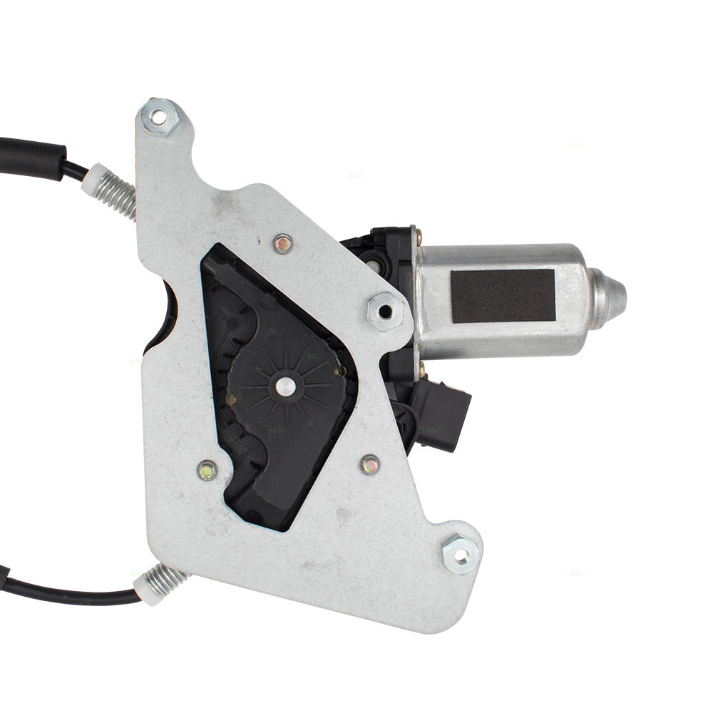 Brock Aftermarket Replacement Rear Driver Left Passenger Right Power Window Regulator With Motor Set Compatible With 2002-2018 Mercedes-Benz G-Class W463