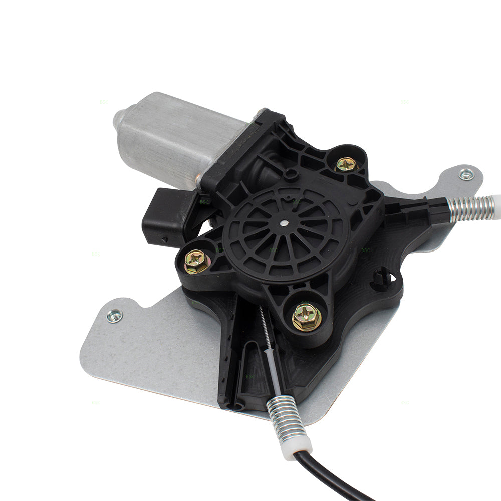Brock Aftermarket Replacement Rear Driver Left Passenger Right Power Window Regulator With Motor Set Compatible With 2002-2018 Mercedes-Benz G-Class W463