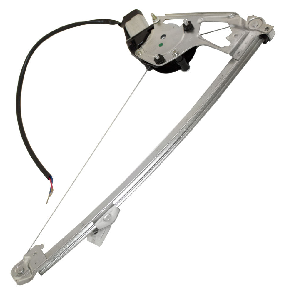 Brock Replacement Drivers Rear Power Window Lift Regulator with Motor Assembly Compatible with 1984-1993 190D 190E W201 Type 2017300346