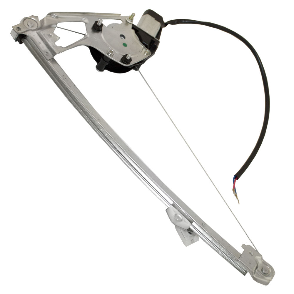 Brock Replacement Passengers Rear Power Window Lift Regulator with Motor Assembly Compatible with 1984-1993 190D 190E W201 Type 2017300446