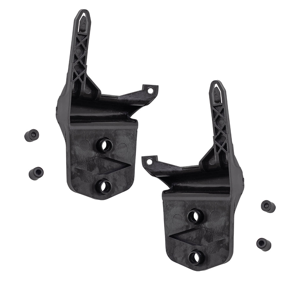 Brock Replacement Driver and Passenger Front Power Window Lift Regulators with Interior Door Panels Compatible with 1998-2010 New Beetle 1C0837655C 1C0837656C