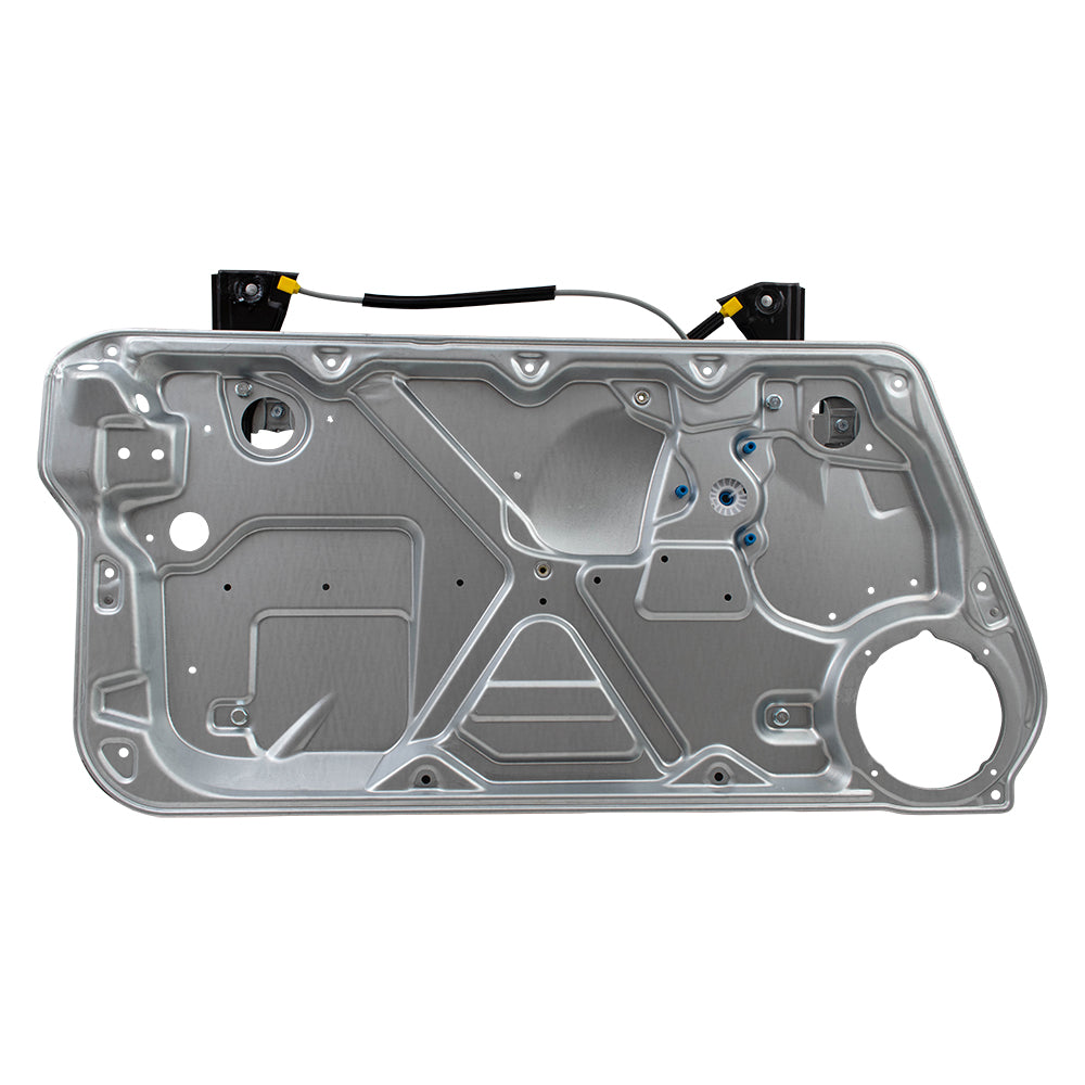 Brock Replacement Drivers Front Power Window Lift Regulator with Interior Door Panel Compatible with 1998-2010 New Beetle 1C0837655C