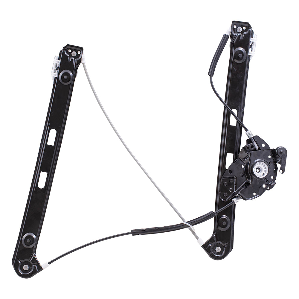 Brock Replacement Driver and Passenger Front Power Window Lift Regulators Compatible with 1999-2005 3 Series Sedan Wagon 51337020659 51337020660