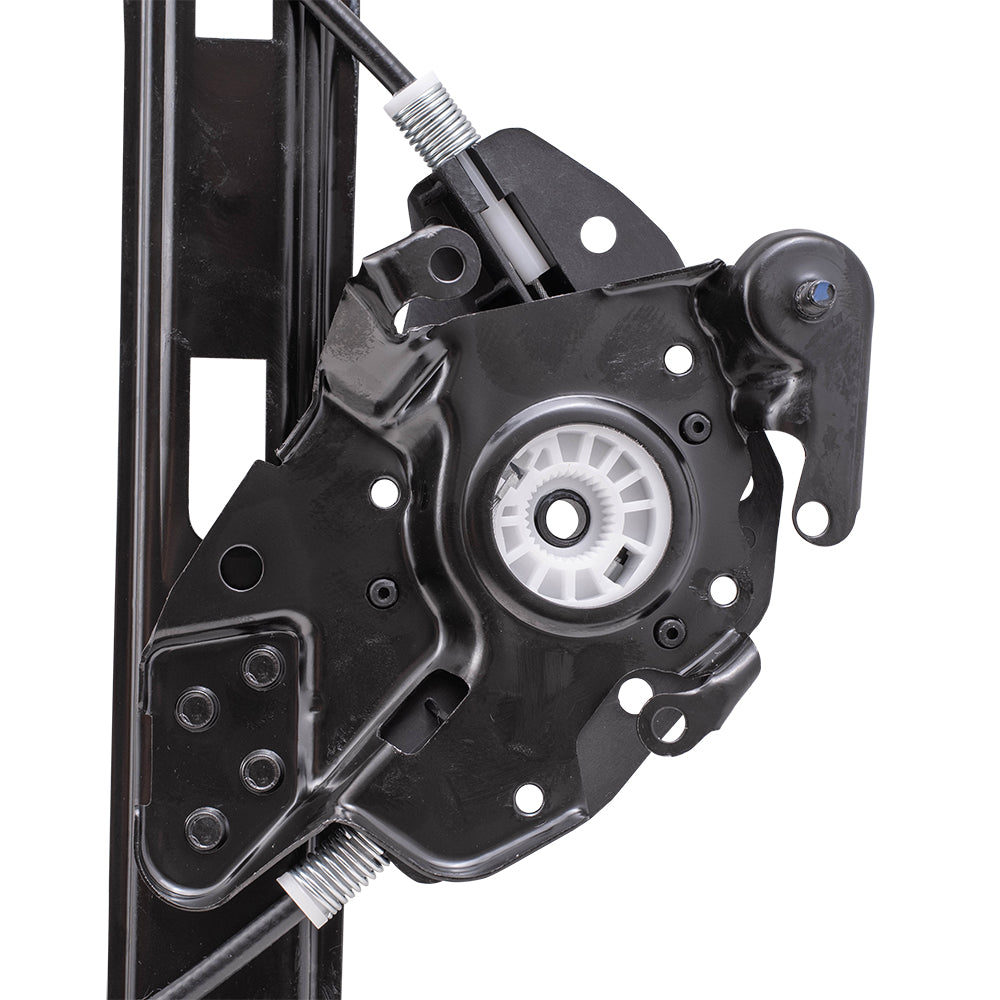 Brock Replacement Driver and Passenger Front Power Window Lift Regulators Compatible with 1999-2005 3 Series Sedan Wagon 51337020659 51337020660