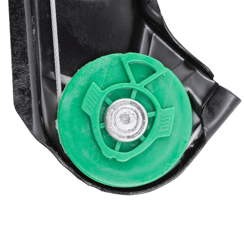 Brock Replacement Driver and Passenger Front Power Window Lift Regulators Compatible with 1999-2005 3 Series Sedan Wagon 51337020659 51337020660