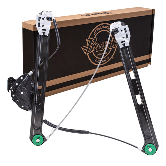 Window Regulator w/o Motor for 1999-2000 323i E46 Sedan/Wagon Front for 2001-2005 325i for 2001-2005 325xi for 1999-2000 328i 51337020660 Right BM1351105