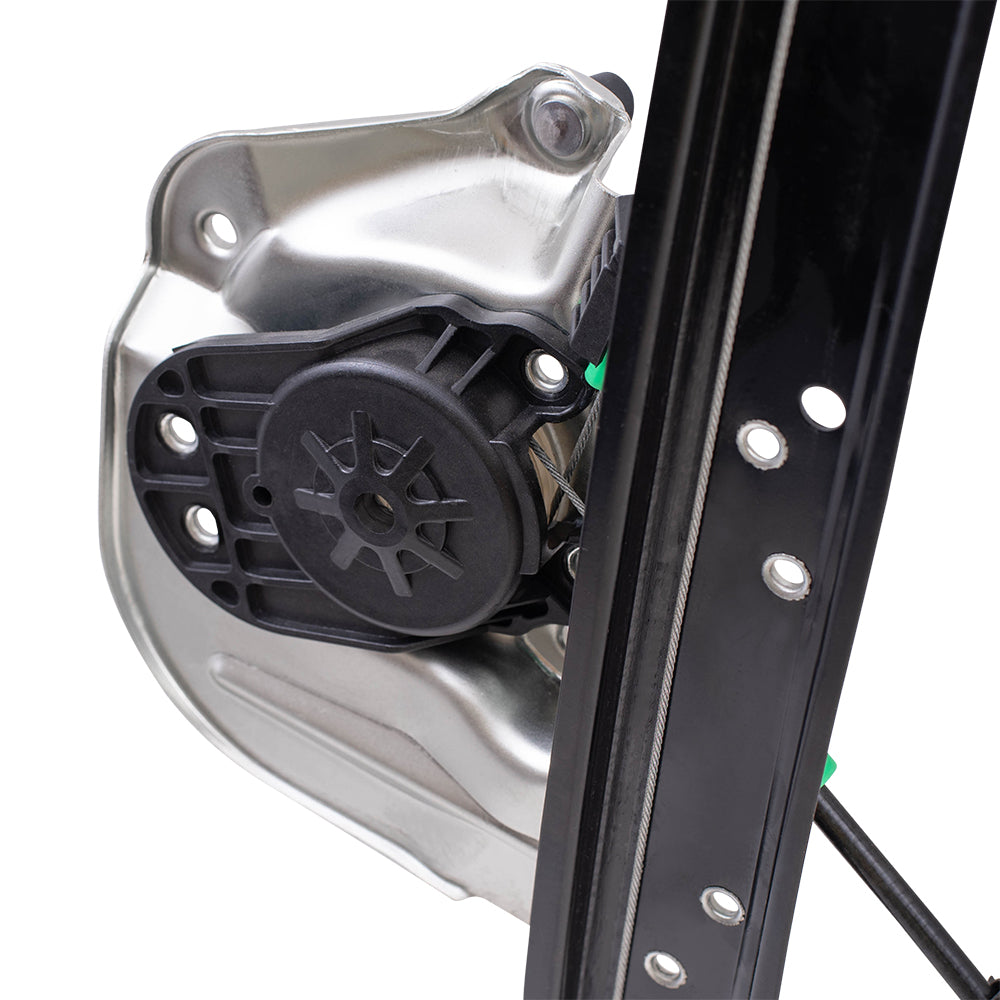 Brock Replacement Drivers Front Power Window Regulator Compatible with 2000-2006 X5 51 33 8 254 911