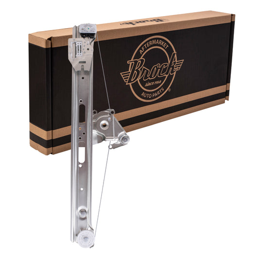 Window Regulator w/o Motor for 1999-2000 323i E46 Sedan/Wagon Rear for 2001-2005 325i for 2001-2005 325xi for 1999-2000 328i 51358212099 Left BM1550101