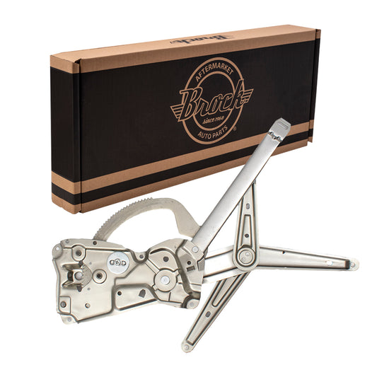 Window Regulator w/o Motor for 1997-1999 323i E36 Sedan/Hatchback Front for 1992-1997 325i for 1996-1999 328i for 1992-1995 320i for 1997-1998 M3 for 1992-1998 318i for 1995-1999 318ti for 1999 323ti