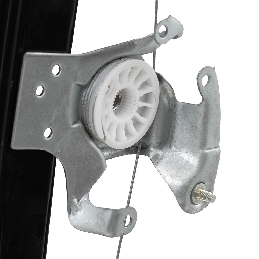 Brock Replacement Drivers Rear Power Window Lift Regulator Compatible with 2000-2006 X5 51357125059