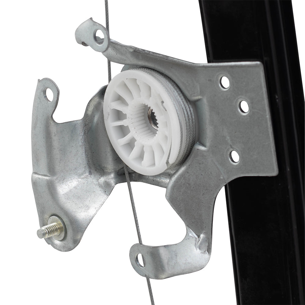 Brock Replacement Passengers Rear Power Window Lift Regulator Compatible with 2000-2006 X5 51357125060