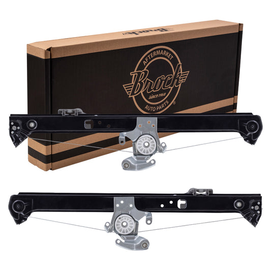 Window Regulator w/o Motor for 2000-2006 X5 Rear 51357125059 Set BM1550103