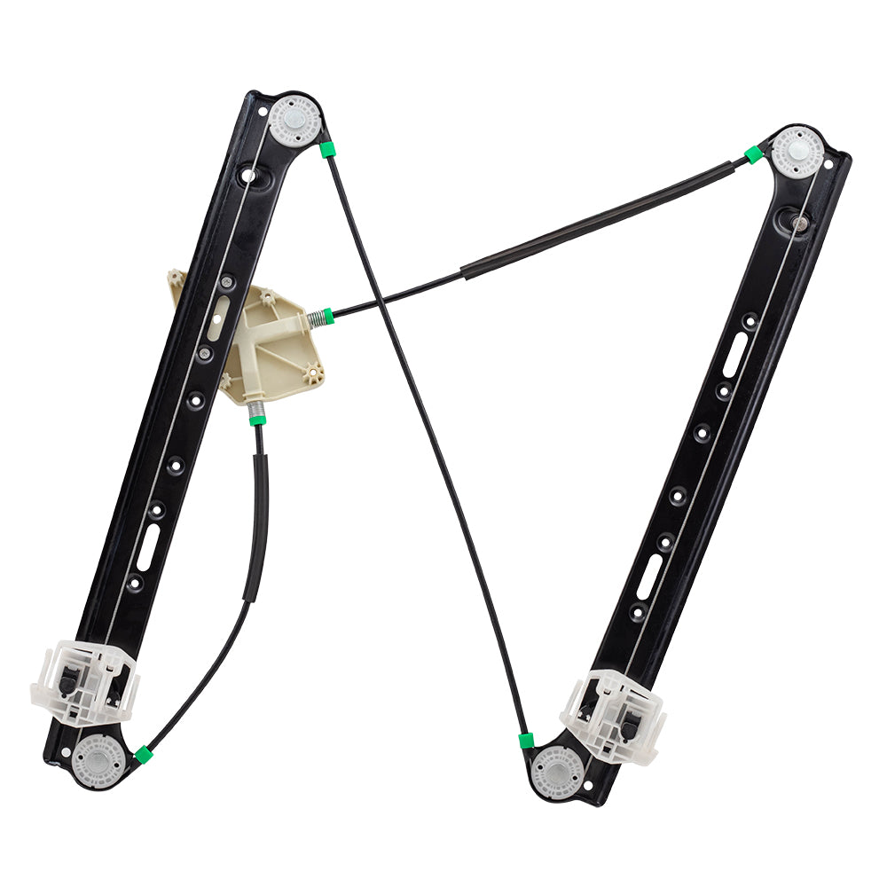 Brock Replacement Drivers Front Power Window Lift Regulator Compatible with 2004-2010 X3 SUV 51333448249