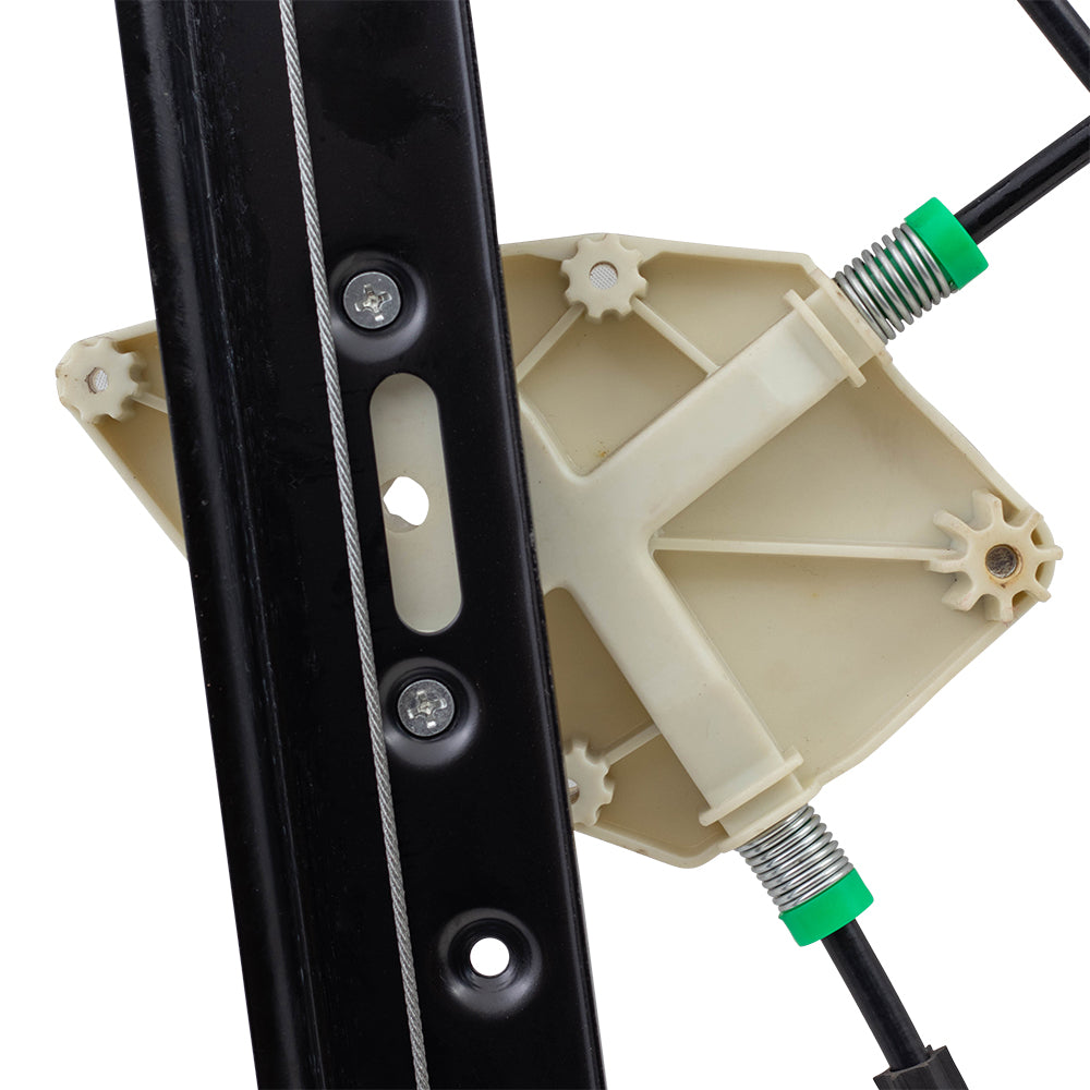Brock Replacement Drivers Front Power Window Lift Regulator Compatible with 2004-2010 X3 SUV 51333448249