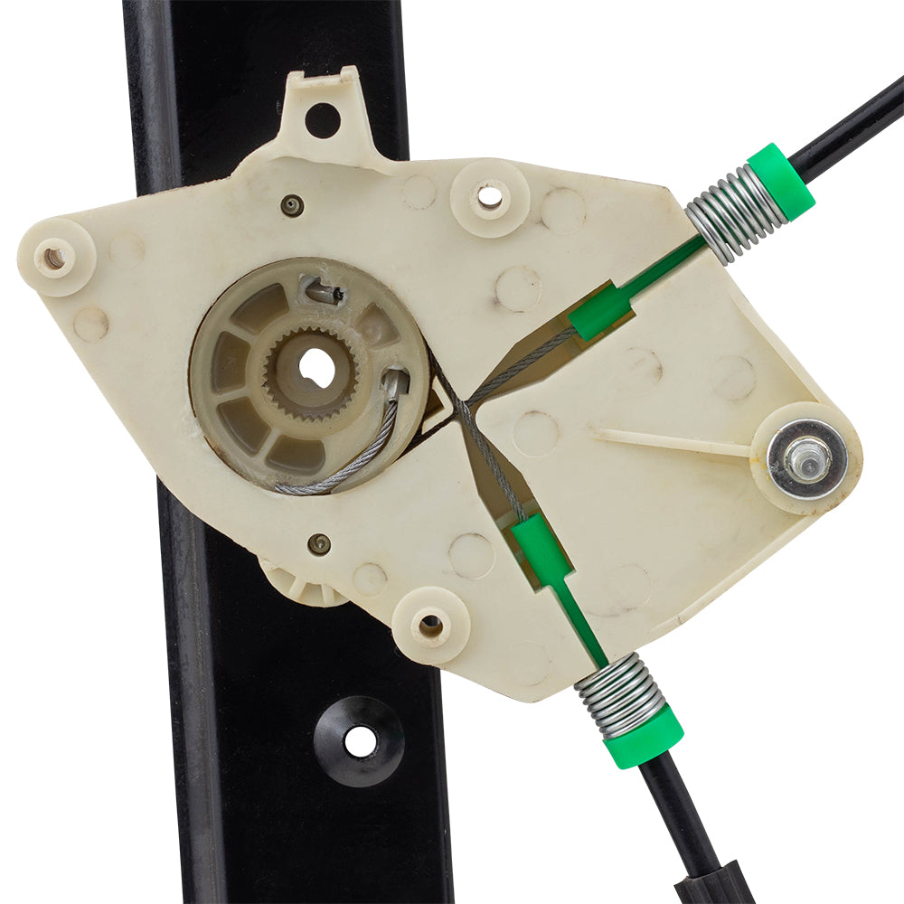 Brock Replacement Passengers Front Power Window Lift Regulator Compatible with 2004-2010 X3 SUV 51333448250