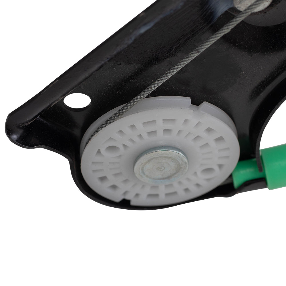 Brock Replacement Passengers Rear Power Window Lift Regulator Compatible with 2004-2010 X3 51353448252