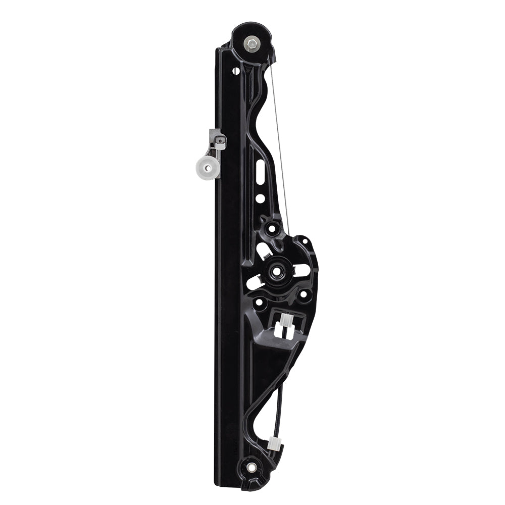 Brock Replacement Driver and Passenger Rear Power Window Lift Regulators Compatible with 2004-2010 5 Series 2006-2010 M5 51357184745 51357184746