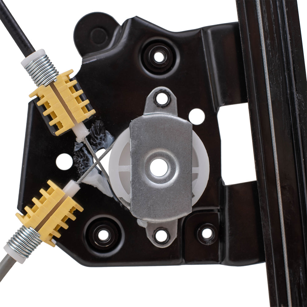 Brock Replacement Driver and Passenger Rear Power Window Lift Regulators Compatible with 2006-2011 3 Series 51357140589 51357140590