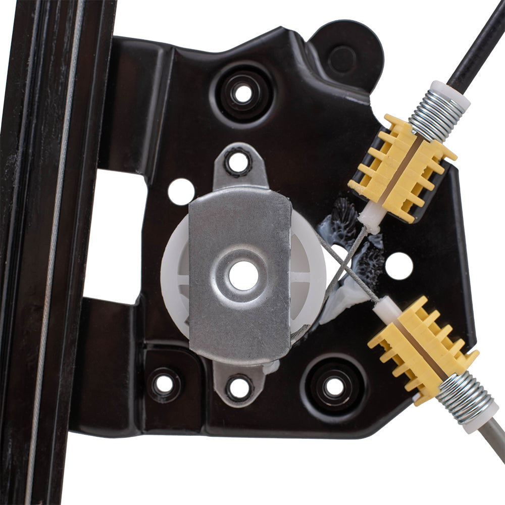 Brock Replacement Passengers Rear Power Window Lift Regulator Compatible with 2006-2011 3 Series 51357140590